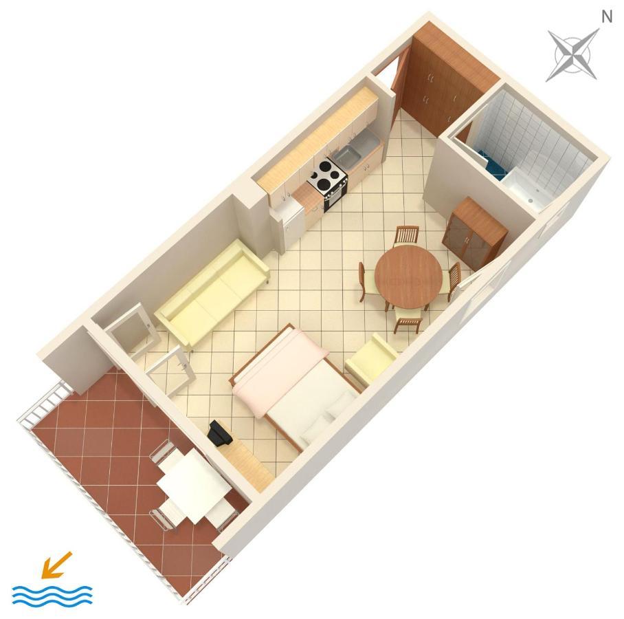 Apartments By The Sea Baska Voda, Makarska - 300 Екстериор снимка